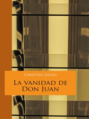 cover image of La vanidad de don Juan